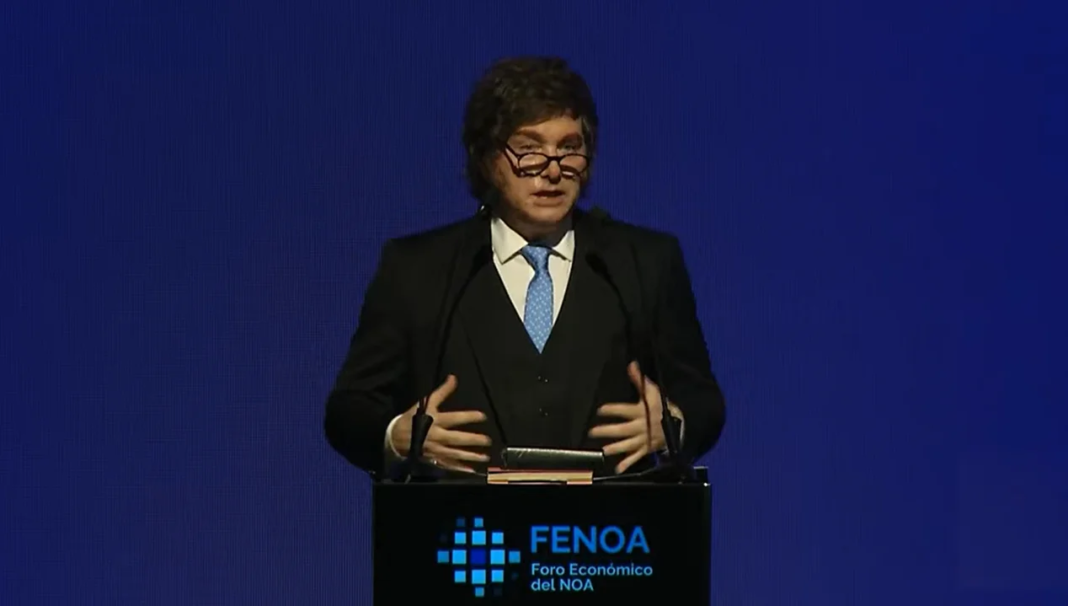 Milei cerró el FENOA con un discurso de tono liberal: citó a Adam Smith, criticó al keynesianismo y defendió su gestión Milei cerró el FENOA con un discurso de tono liberal: citó a Adam Smith, criticó al keynesianismo y defendió su gestión